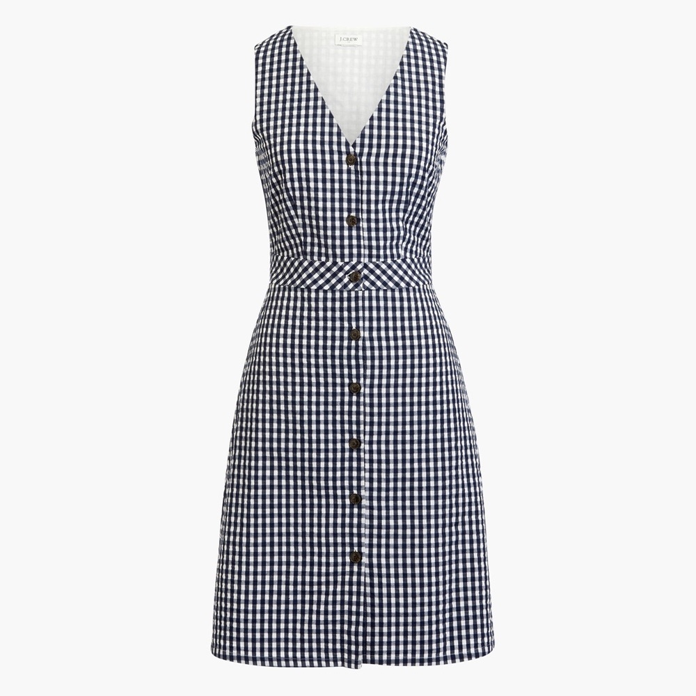 J crew gingham dress